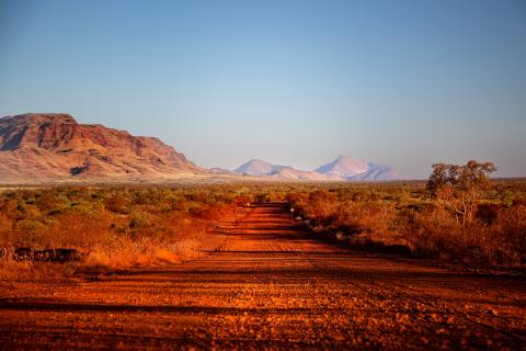 Sunset on the Australian Outback